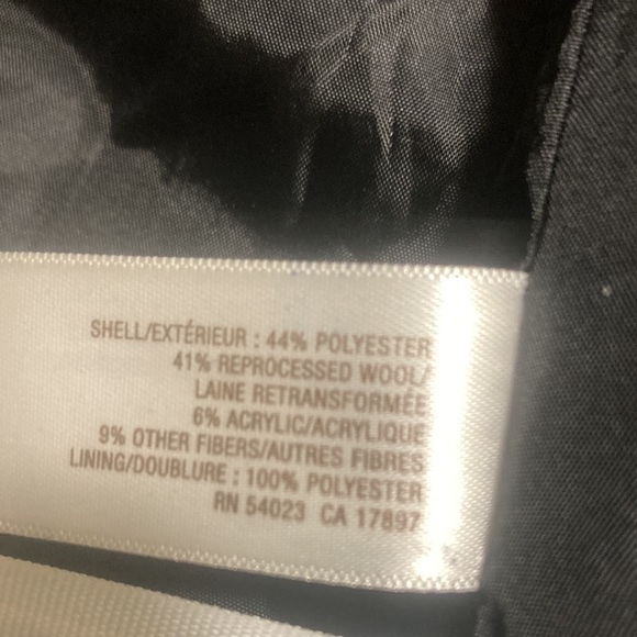 Old Navy black wool coat - Picture 4 of 5